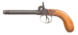 GERMAN PERCUSSION SXS PISTOL.