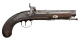 LONDON, SHARPE PERCUSSION PISTOL.