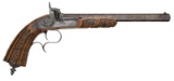 WAGNER PERCUSSION DUELING PISTOL.