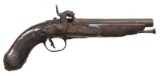UNMARKED PERCUSSION PISTOL.