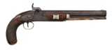 KENTUCKY STYLE PERCUSSION PISTOL.