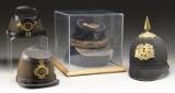 4 POST-CIVIL WAR MILITARY HATS & 1 CIVIL WAR