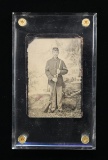 VERY FINE & RARE INDIAN WAR TINTYPE OF SOLDIER