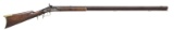 JOSH C. RANDALL HALF-STOCK PERCUSSION RIFLE.