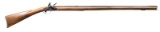 UNMARKED FLINTLOCK FULL STOCK RIFLE ATTRIBUTED TO