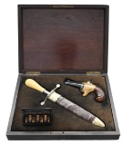 ATTRACTIVE CASED NATIONAL DERRINGER & â€œTIFFANYâ€