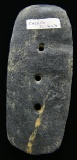 NATIVE AMERICAN 3 HOLE GORGET.