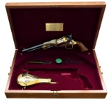 US HIST. SOCIETY SAM HOUSTON COMM WALKER REVOLVER.
