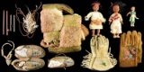 GROUP OF NATIVE AMERICAN DECORATIVE OBJECTS.