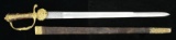 EARLY 19th CENTURY GERMAN HUNTING SWORD.