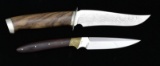 2 RODNEY ROGERS CUSTOM KNIVES.