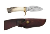 ALASKAN SKINNER KNIFE BY FORMER COLT ENGRAVER,