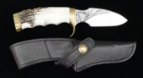 ENGRAVED BILL MAINS ALASKAN SKINNER KNIFE.