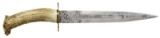 LARGE 20th CENTURY MEXICAN BELT KNIFE.