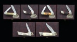 6 SCHRADE I*XL SERIES FOLDING KNIVES.