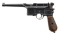 RARE MAUSER C96 BROOMHANDLE, CONEHAMMER, 6-SHOT,