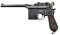SCARCE MAUSER C96, LATE LARGE RING TRANSITIONAL