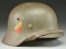 WWII GERMAN M1935 WEHRMACHT HELMET.