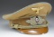 WWII GERMAN POLITICAL LEADERâ€™S VISOR CAP.
