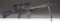 GERMAN HK MODEL 91A2 RIFLE WITH HENSOLDT SCOPE.