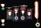 7 JAPANESE ORDERS OF THE RISING SUN.