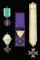 4 WWII JAPANESE MEDALS.