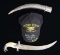 MIDDLE EASTERN DAMASCUS DAGGER W/ NAVY SEAL