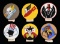 6 HAND PAINTED WWII AIR CORPS PATCH DESIGNS BY THE