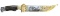 IMPORTANT SNOW LEOPARD ENAMELED AND GOLD INLAY