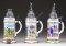GROUP OF 3 IMPERIAL GERMAN STEINS.
