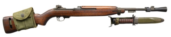 US WWII WINCHESTER M1 SEMI-AUTO MILITARY CARBINE.