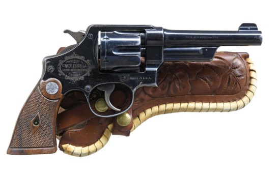 HISTORIC INSCRIBED COLT & S&W OF CHIEF GLEN BODELL