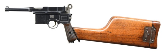 MAUSER C96 BROOMHANDLE, LARGE RING, BOLO, 6-SHOT,