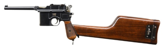 EXCEPTIONAL, MAUSER C96 BROOMHANDLE EARLY, PRE-WAR