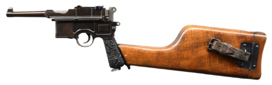 MAUSER C96 BROOMHANDLE BOLO, 6-SHOT, ADJUSTABLE