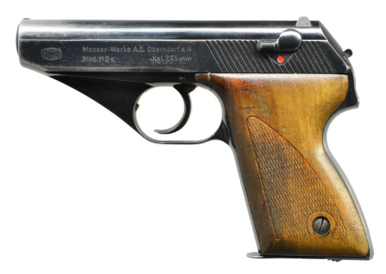 EXTRAORDINARY MAUSER HSc, LOW GRIP SCREW, NAZI