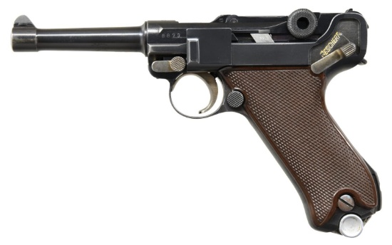 HIGHLY DESIRABLE KRIEGHOFF 1937 DATE LUGER WITH
