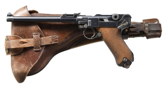EARLY "1917" DATE DWM LP.08 ARTILLERY LUGER WITH