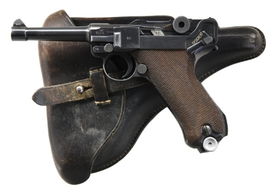MAUSER BANNER EAGLE/C MARKED POLICE P.08 LUGER