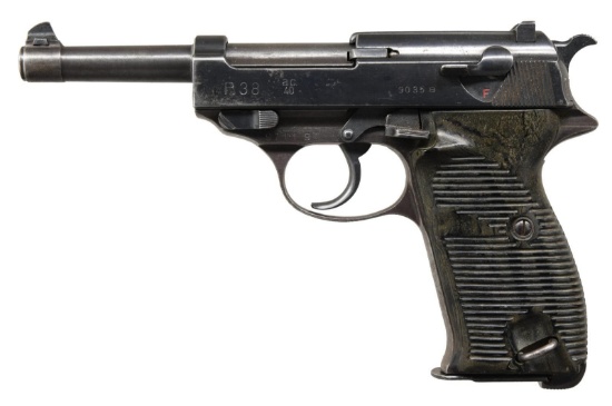 WORLD WAR II WALTHER P.38 SEMI-AUTOMATIC PISTOL.