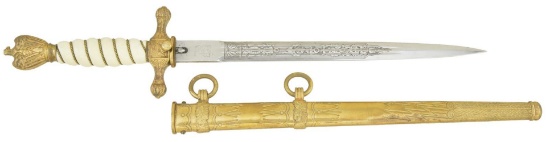 WWII GERMAN NAVY DAGGER BY EICKHORN.