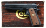 COLT SERVICE MODEL ACE SEMI AUTO PISTOL WITH BOX.