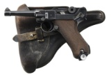 MAUSER BANNER EAGLE/C MARKED POLICE P.08 LUGER