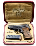 WALTHER PPK, WONDERFULLY ENGRAVED, IN ORIGINAL