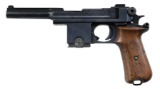 DANISH 1910/21 BERGMANN SEMI AUTO PISTOL.