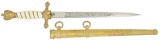 WWII GERMAN NAVY DAGGER BY EICKHORN.