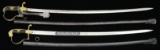 2 WWII GERMAN ARMY OFFICERâ€™S SWORDS.