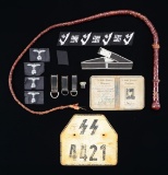 WWII GERMAN SS MILITARIA & INSIGNIA.
