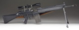 GERMAN HK MODEL 91A2 RIFLE WITH HENSOLDT SCOPE.