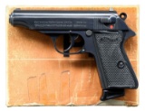 WEST GERMAN WALTHER PP SEMI AUTO PISTOL.